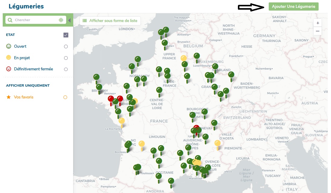 Lancement dune cartographie participative sur les Légumeries