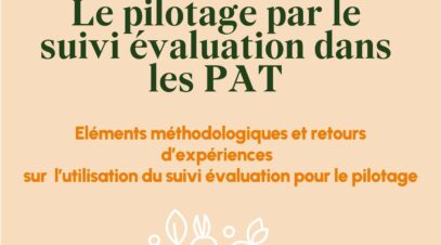 Webinaire France PAT - « Piloter son PAT par le suivi-évaluation » web-pilotage